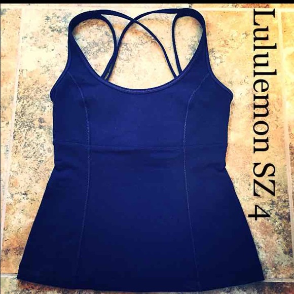 ❌SOLD❌ Super cute Lululemon Yoga Tank SZ 4 - Picture 1 of 2