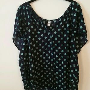 NWT Navy Blouse