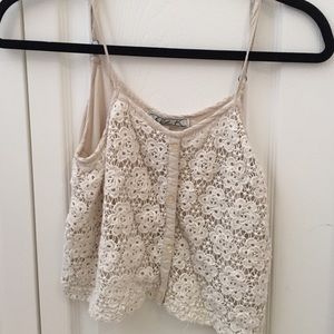Chloe K crochet tank top
