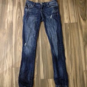 Aeropostale dark wash skinny jeans.