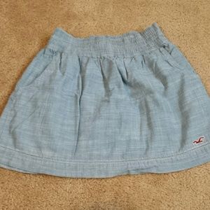Small Hollister denim color fabric