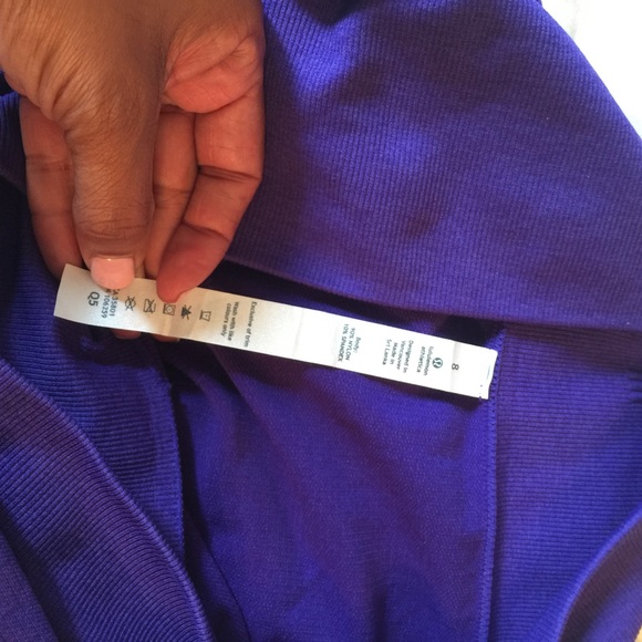 Purple Lululemon In The Flow Crop II - Picture 4 of 4
