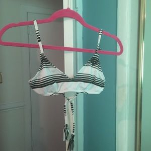 Roxy striped swimsuit top