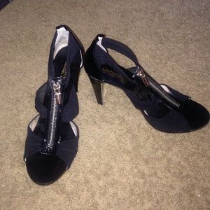 Michael Kors black sandals with heel