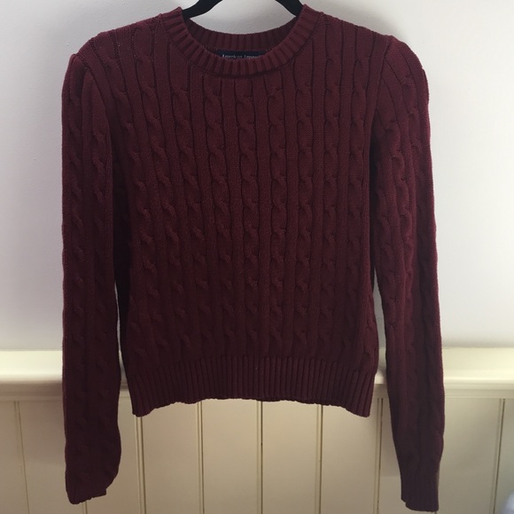 American Apparel Cable Knit Sweater