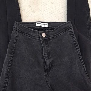 Faded black American Apparel Easy Jean