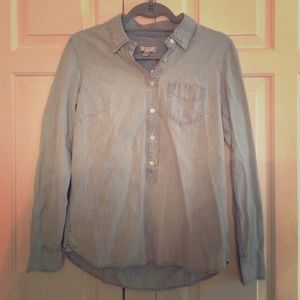J crew chambray/denim shirt, new with tags