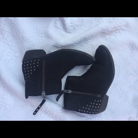 Suede ankle boots