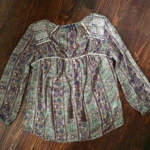 American Eagle Outfitters Bohemian Top