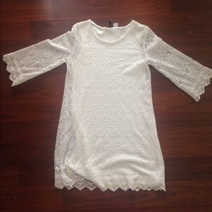 H&M white lace dress
