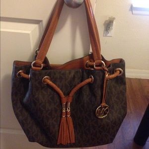 Authentic Brown Michael Kors Purse