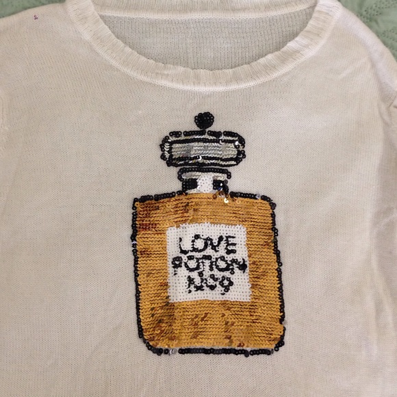 Love potion no 9 sweater cream small wildfox
