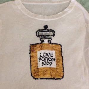 Love potion no 9 sweater cream small wildfox