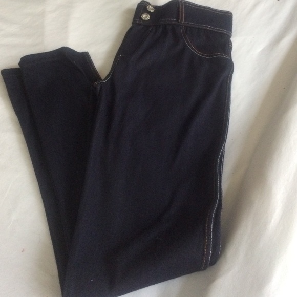 Leggings - denim look