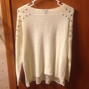 Studded sweater