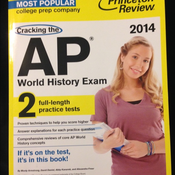 AP world history exam book