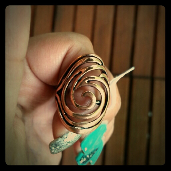Bronze Express statement ring