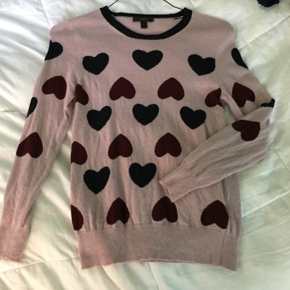 J Crew Heart Sweater