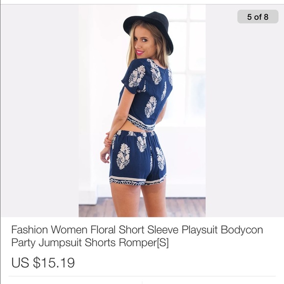 2 piece short set. SML - Picture 5 of 5