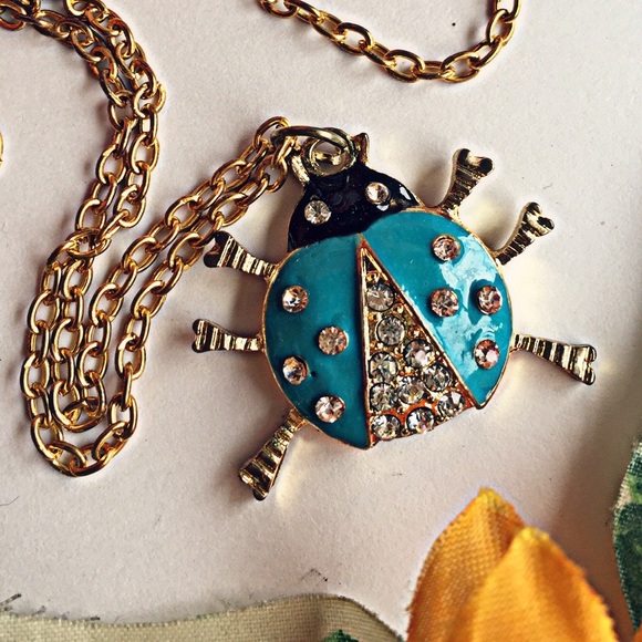 ❗️🚫SOLD❗️The Summer Ladybug Necklace - Picture 2 of 3