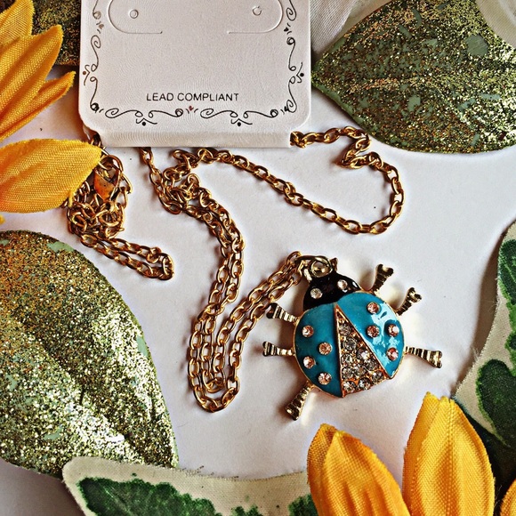 ❗️🚫SOLD❗️The Summer Ladybug Necklace - Picture 3 of 3