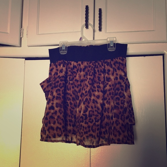 Cheetah skirt