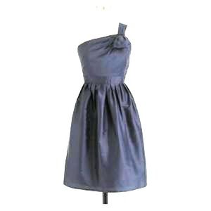 JCrew Silk Dupioni Navy Blue Dress (size 4)