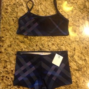 Girls size 10 Burberry swimsuit