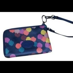 Fossil Navy Blue Wristlet