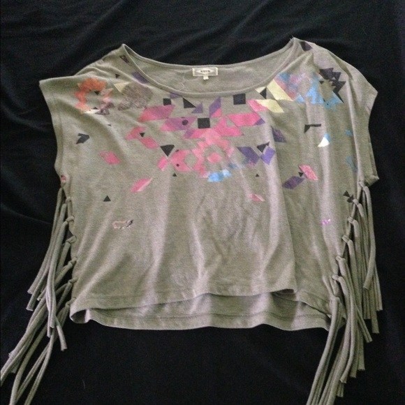 Fringe crop top