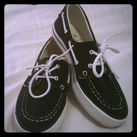 Black Boat Shoes