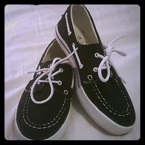 Black Boat Shoes