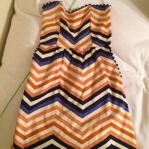 Judith March chevron dress