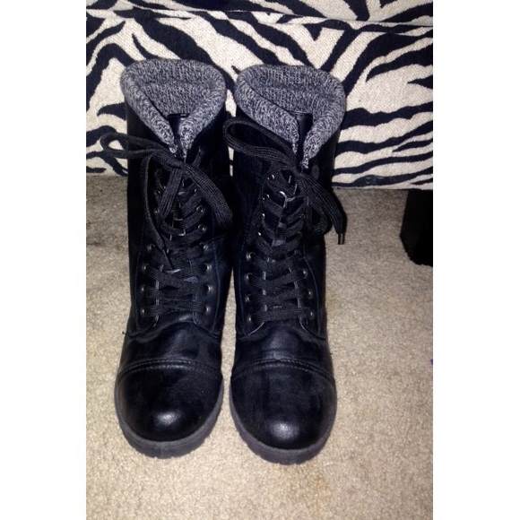 Black Combat Boots