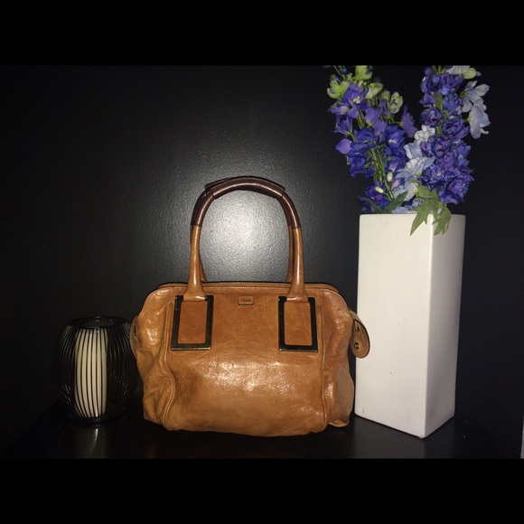 Chloe "Ethel" Small Leather Handbag - Cappuccino
