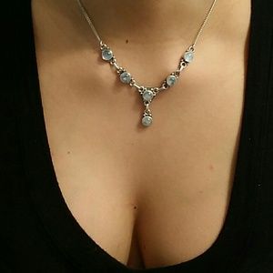 Rainbow Neckless Moon stone