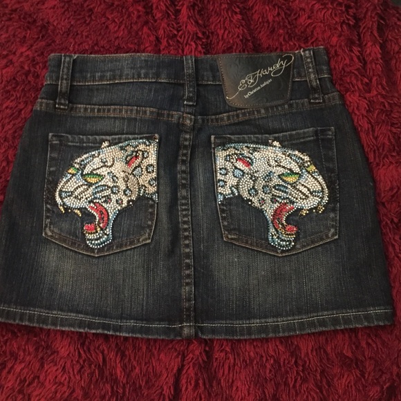 Ed Hardy Jean skirt