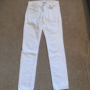 American Eagle White Skinny Jeans