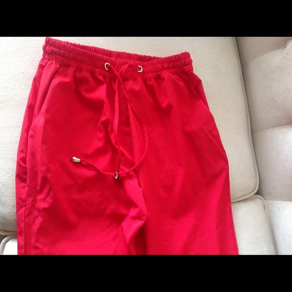 Red women pant