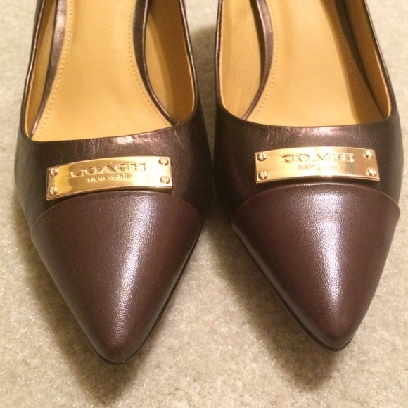 Coach Brown Pumps - Picture 2 of 3
