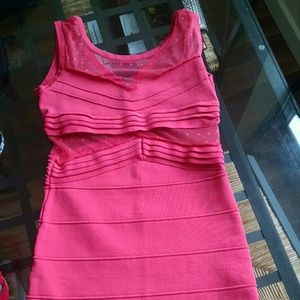 Pink club dress