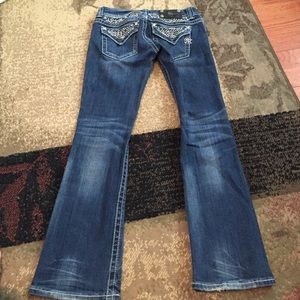 Rhinestoned Miss Me Jeans Size 27