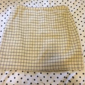 Windowpane Mini Skirt - SAMPLE!! NWOT