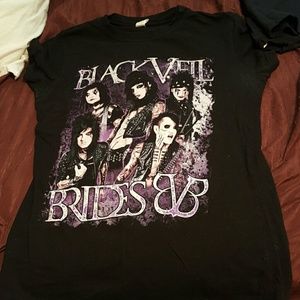 Black veil bride band tee