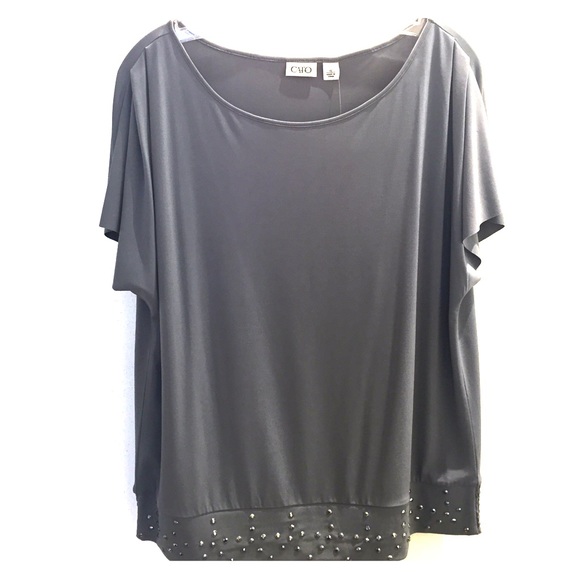 Cato Top with Beaded Bottom