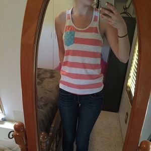 American flag tank