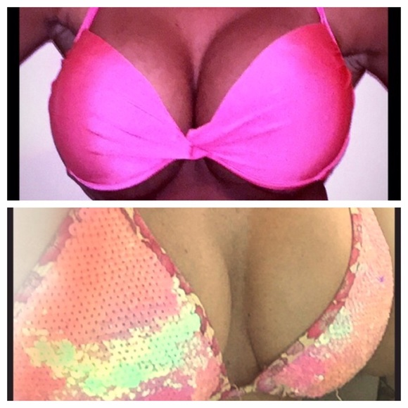 **BUNDLE ORDER** Bikini Tops/ Hot Pink & Sequin💟