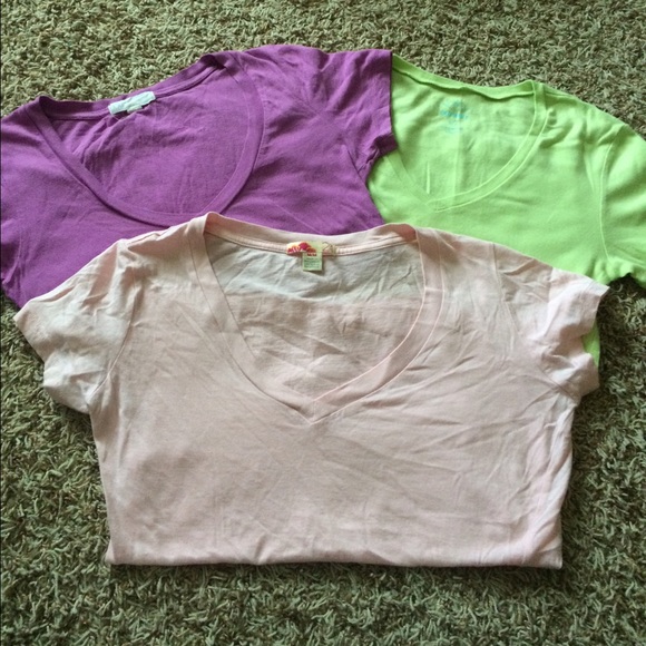 3 V neck t shirts