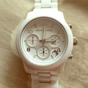 Michael Kors White Ceramic Watch - MK5161