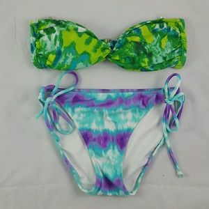 Victoria's Secret Tie Dye Bikini Set Beach Sexy S
